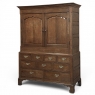18th Century Georgian Period English Oak Linen Press ~ Cupboard
