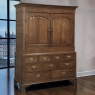 18th Century Georgian Period English Oak Linen Press ~ Cupboard