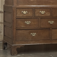 18th Century Georgian Period English Oak Linen Press ~ Cupboard