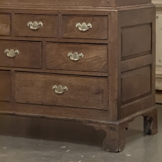 18th Century Georgian Period English Oak Linen Press ~ Cupboard