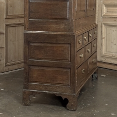 18th Century Georgian Period English Oak Linen Press ~ Cupboard