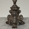 Pair of 18th Century Italian Baroque Silver Gilded Candlesticks