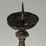 Pair of 18th Century Italian Baroque Silver Gilded Candlesticks