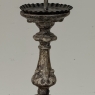 Pair of 18th Century Italian Baroque Silver Gilded Candlesticks
