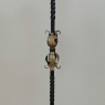 Spanish Revival Hand Forged Iron and Brass Torchère ~ Floor Candelabra