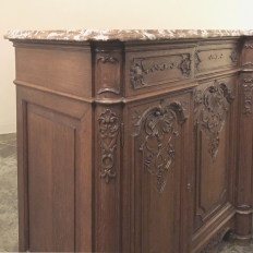 Antique Liegoise Louis XIV Marble Top Buffet