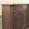 Antique Liegoise Louis XIV Marble Top Buffet