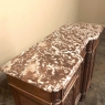 Antique Liegoise Louis XIV Marble Top Buffet