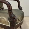 19th Century French Empire Period Mahogany Armchair ~ Fauteuil