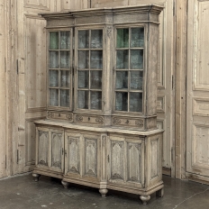 Early 19th Century Belgian Liégeois Régence Carved Oak Bookcase ~ Bibliotheque