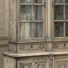 Early 19th Century Belgian Liégeois Régence Carved Oak Bookcase ~ Bibliotheque