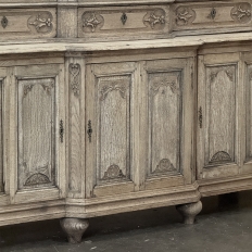 Early 19th Century Belgian Liégeois Régence Carved Oak Bookcase ~ Bibliotheque