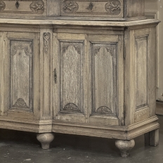 Early 19th Century Belgian Liégeois Régence Carved Oak Bookcase ~ Bibliotheque