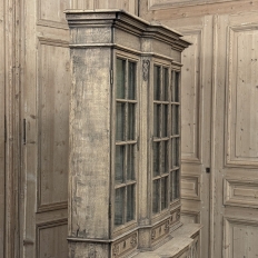Early 19th Century Belgian Liégeois Régence Carved Oak Bookcase ~ Bibliotheque