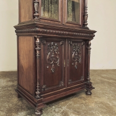 19th Century French Napoleon III Period Neoclassical Mahogany Bookcase ~ Bibliotheque