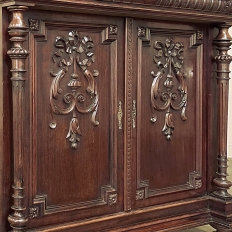19th Century French Napoleon III Period Neoclassical Mahogany Bookcase ~ Bibliotheque