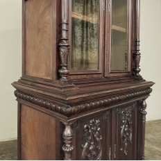 19th Century French Napoleon III Period Neoclassical Mahogany Bookcase ~ Bibliotheque