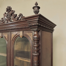 19th Century French Napoleon III Period Neoclassical Mahogany Bookcase ~ Bibliotheque
