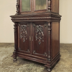 19th Century French Napoleon III Period Neoclassical Mahogany Bookcase ~ Bibliotheque