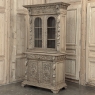 19th Century French Renaissance Revival Carved Bookcase in Stripped Oak