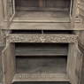 19th Century French Renaissance Revival Carved Bookcase in Stripped Oak