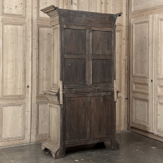19th Century French Renaissance Revival Carved Bookcase in Stripped Oak