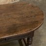 Early 18th Century French Louis XIII Solid Oak End Table