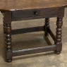 Early 18th Century French Louis XIII Solid Oak End Table