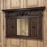 Antique Italian Renaissance Mantel Mirror in Walnut