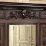 Antique Italian Renaissance Mantel Mirror in Walnut