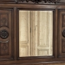 Antique Italian Renaissance Mantel Mirror in Walnut
