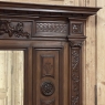 Antique Italian Renaissance Mantel Mirror in Walnut