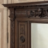 Antique Italian Renaissance Mantel Mirror in Walnut