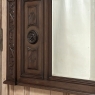Antique Italian Renaissance Mantel Mirror in Walnut
