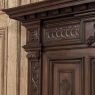Antique Italian Renaissance Mantel Mirror in Walnut