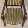 Pair of French Empire Period Mahogany Ormolu Armchairs ~ Fauteuils