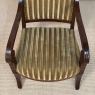 Pair of French Empire Period Mahogany Ormolu Armchairs ~ Fauteuils