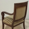 Pair of French Empire Period Mahogany Ormolu Armchairs ~ Fauteuils
