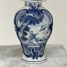 Set of Five 18th Century Dutch Delft Biblical-Themed Garniture Vases