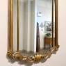 Antique Italian Gilded and Painted Rococo Style Mirror