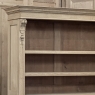 Antique Dutch Neoclassical Open Bookcase in Solid Stripped White Oak