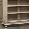 Antique Dutch Neoclassical Open Bookcase in Solid Stripped White Oak