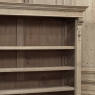 Antique Dutch Neoclassical Open Bookcase in Solid Stripped White Oak