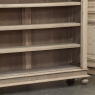Antique Dutch Neoclassical Open Bookcase in Solid Stripped White Oak