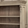 Antique Dutch Neoclassical Open Bookcase in Solid Stripped White Oak