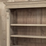 Antique Dutch Neoclassical Open Bookcase in Solid Stripped White Oak