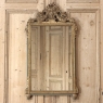19th Century Italian Louis XVI Hand-Carved Giltwood and Painted Mirror