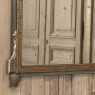 19th Century Italian Louis XVI Hand-Carved Giltwood and Painted Mirror