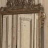 19th Century Italian Louis XVI Hand-Carved Giltwood and Painted Mirror