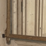 19th Century Italian Louis XVI Hand-Carved Giltwood and Painted Mirror